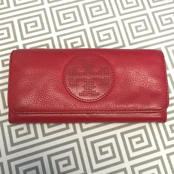 Tory Burch Handbags - Tory Burch Red Wallet
